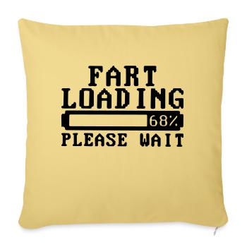 Chargement rapide - Housse de coussin décorative 45 x 45 cm - jaune délavé - Devant
