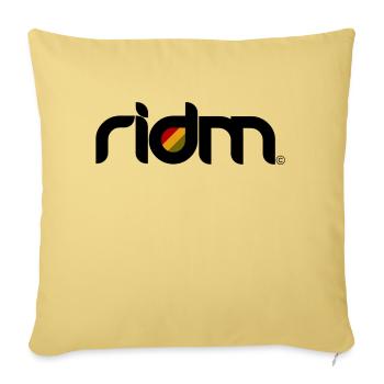 ridm logo - Sofakissenbezug 45 x 45 cm - Hellgelb - Vorne