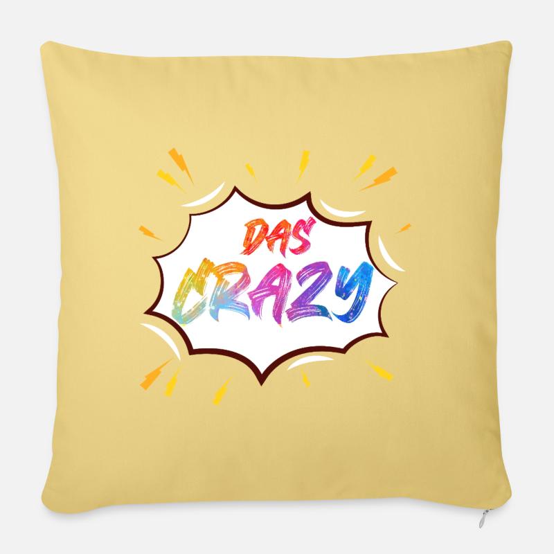 Das Crazy Farbknall - Sofakissenbezug 45 x 45 cm - Hellgelb