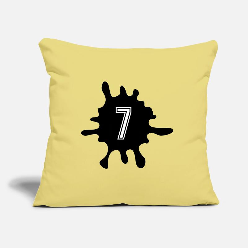 Blobs 7 Number Sofa pillowcase 17,3'' x 17,3'' (45 x 45 cm)