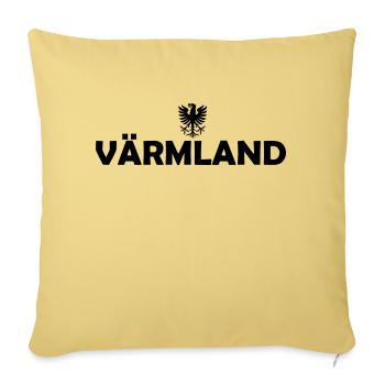 Värmland - Sofa pillowcase 17,3'' x 17,3'' (45 x 45 cm) - washed yellow - Front