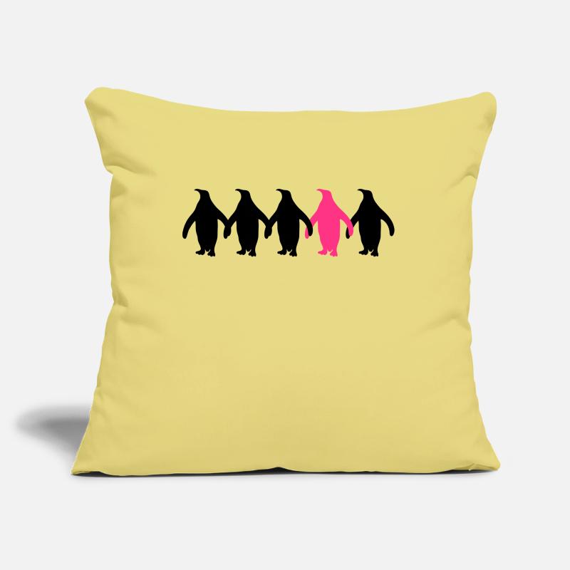 Be different penguins pattern fun Sofa pillowcase 17,3'' x 17,3'' (45 x 45 cm)