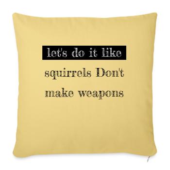 1960s Birthday Gift Idea Hippie Festival Child - Housse de coussin décorative 45 x 45 cm - jaune délavé - Devant
