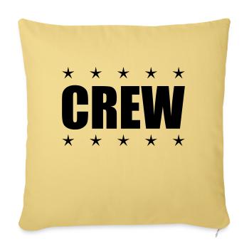 crew - Sofakissenbezug 45 x 45 cm - Hellgelb - Vorne