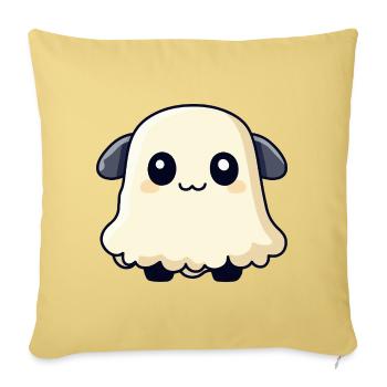 Schaf Halloween Geist - Sofakissenbezug 45 x 45 cm - Hellgelb - Vorne