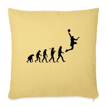 Basketball - Sofakissenbezug 45 x 45 cm - Hellgelb - Vorne