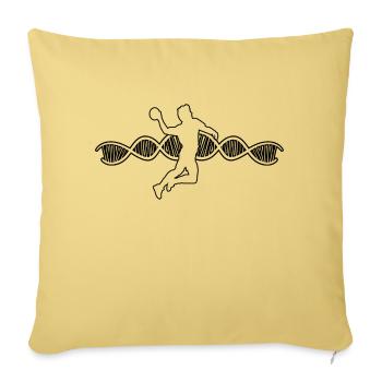 Joueur de handball Handball Fan de handball Équipe de handball - Housse de coussin décorative 45 x 45 cm - jaune délavé - Devant
