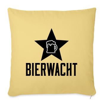 Bierkrug Linienkunst - Sofakissenbezug 45 x 45 cm - Hellgelb - Vorne