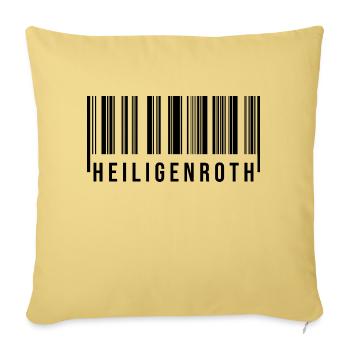 Heiligenroth Westerwald - Sofakissenbezug 45 x 45 cm - Hellgelb - Vorne