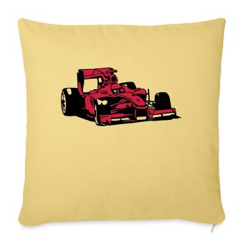 cb47_formula1_2c uk - Sofa pillowcase 17,3'' x 17,3'' (45 x 45 cm) - washed yellow - Front