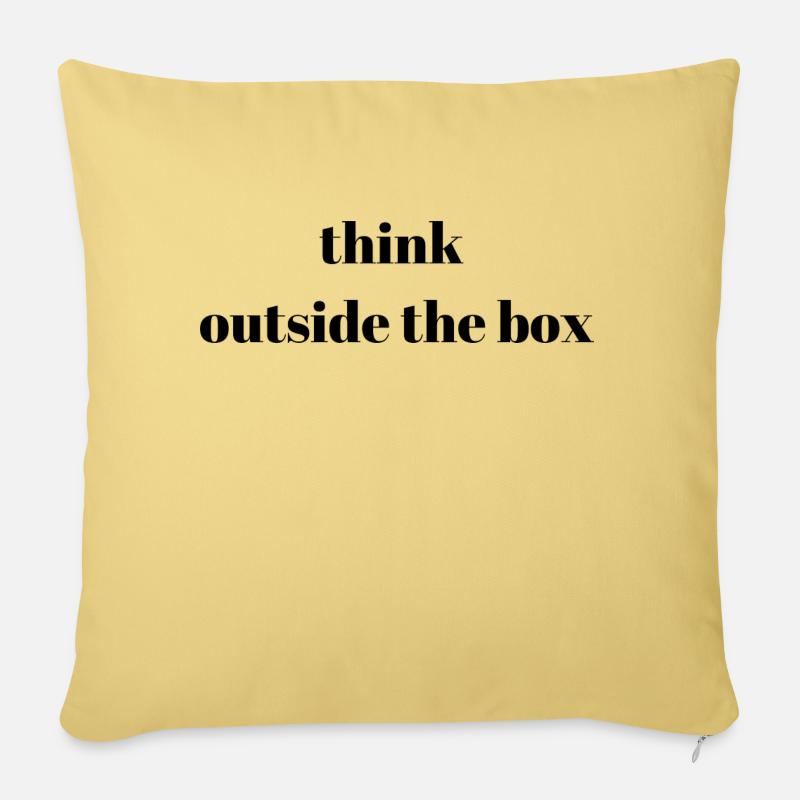 outsidethebox - Sofakissenbezug 45 x 45 cm - Hellgelb