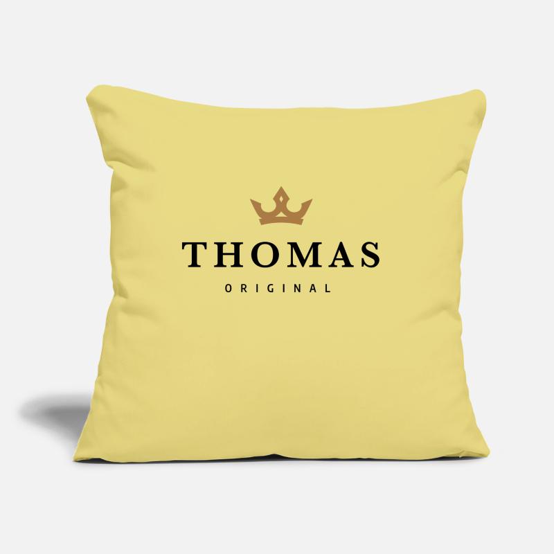 Thomas Housse de coussin décorative 45 x 45 cm