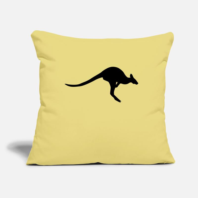 Kangourou Housse de coussin décorative 45 x 45 cm