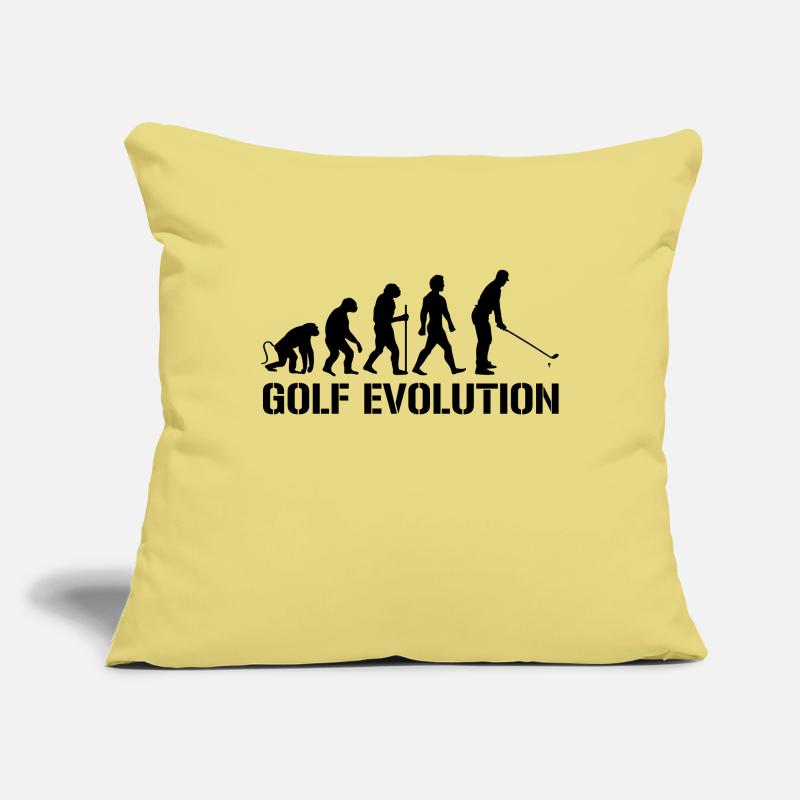 Golf Évolution Housse de coussin décorative 45 x 45 cm