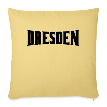 dresden - Sofakissenbezug 45 x 45 cm - Hellgelb - Vorne