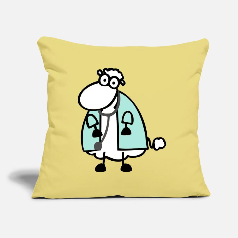 Pecora del dottore 2 Copricuscino per divano, 45 x 45 cm