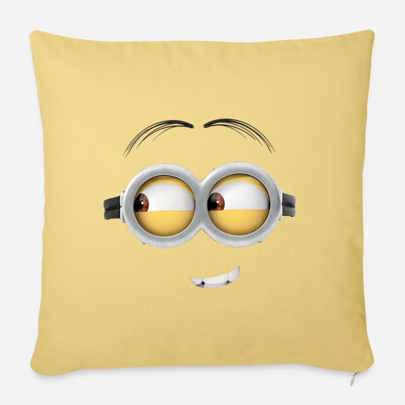 Les Minions Dave Costume Déguisement - Housse de coussin décorative 45 x 45 cm - jaune délavé