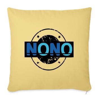 Nono - Sofa pillowcase 17,3'' x 17,3'' (45 x 45 cm) - washed yellow - Front