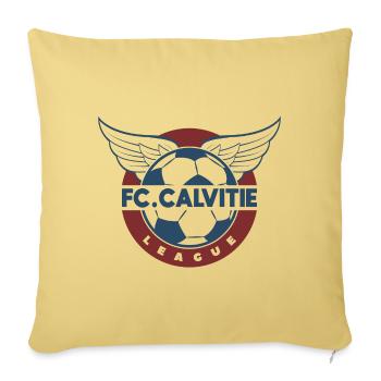 Calvitie - cadeau homme avec calvitie - Housse de coussin décorative 45 x 45 cm - jaune délavé - Devant