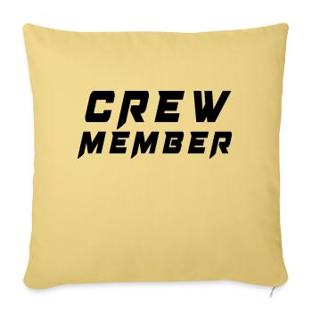 Membre d’équipage 1 - Housse de coussin décorative 45 x 45 cm - jaune délavé - Devant