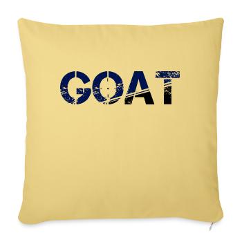 Goat - Housse de coussin décorative 45 x 45 cm - jaune délavé - Devant
