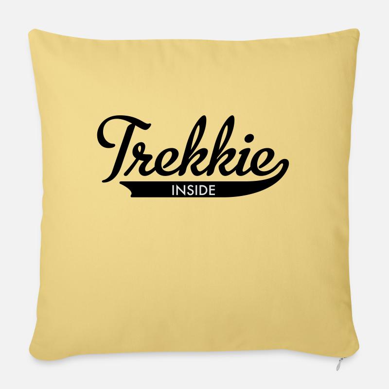 trekkie inside - Sofakissenbezug 45 x 45 cm - Hellgelb