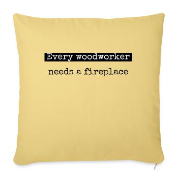 love axes arboriculturist aaron carpenter tshirts - Sofakissenbezug 45 x 45 cm - Hellgelb - Vorne