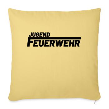 Jungedfeuerwehr Freiwillige Feuerwehr Jugend - Sofakissenbezug 45 x 45 cm - Hellgelb - Vorne