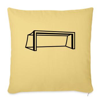 Soccer Goal Design - Sofakissenbezug 45 x 45 cm - Hellgelb - Vorne