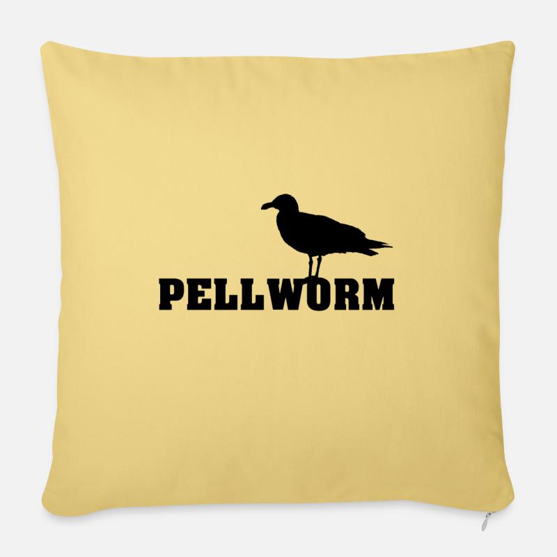 pellworm - Sofakissenbezug 45 x 45 cm - Hellgelb