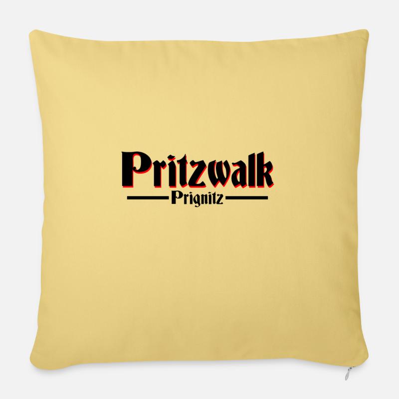 Pritzwalk - Sofakissenbezug 45 x 45 cm - Hellgelb
