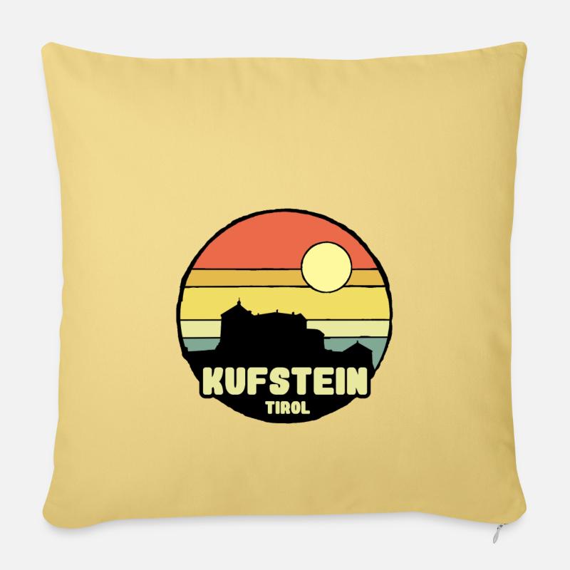 Kufstein - Sofakissenbezug 45 x 45 cm - Hellgelb