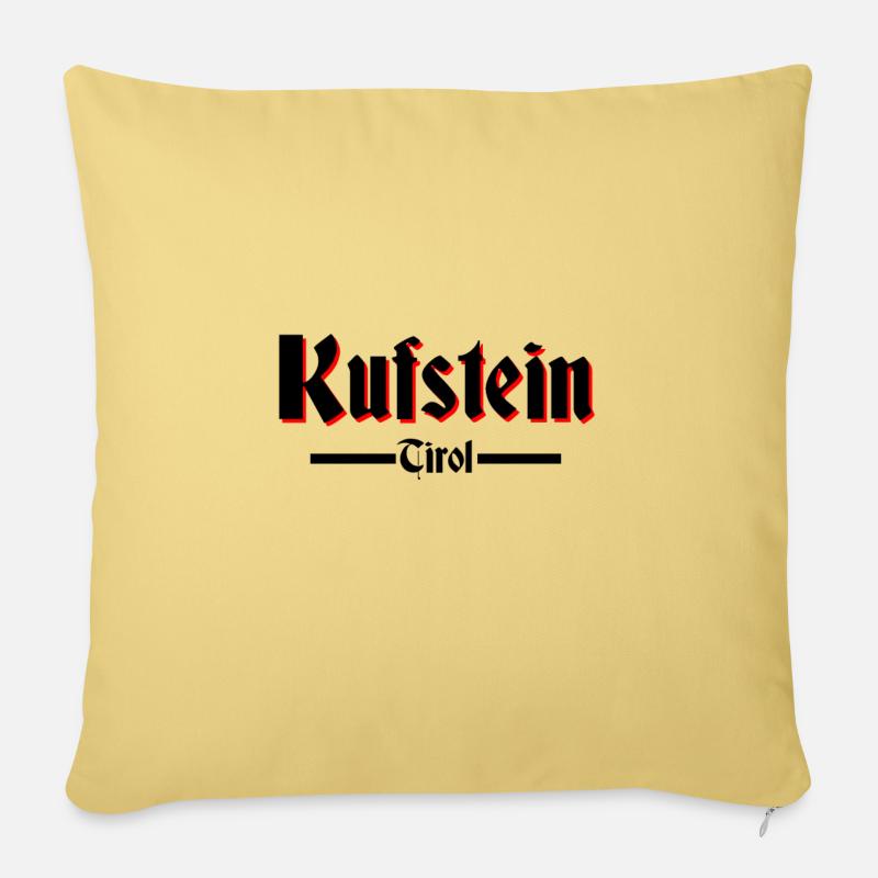 Kufstein - Sofakissenbezug 45 x 45 cm - Hellgelb