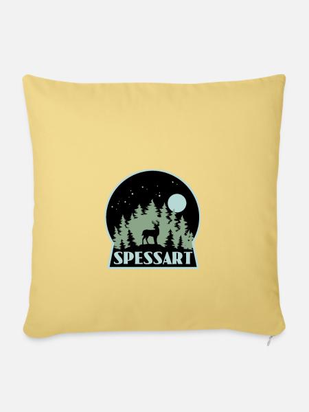 Spessart - Sofakissenbezug 45 x 45 cm - Hellgelb