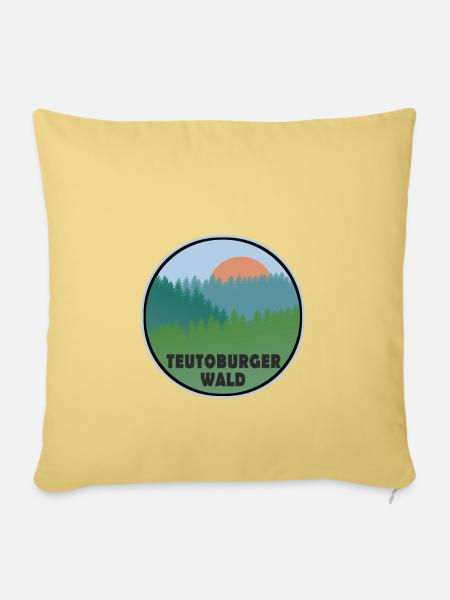 Teutoburger Wald - Sofakissenbezug 45 x 45 cm - Hellgelb