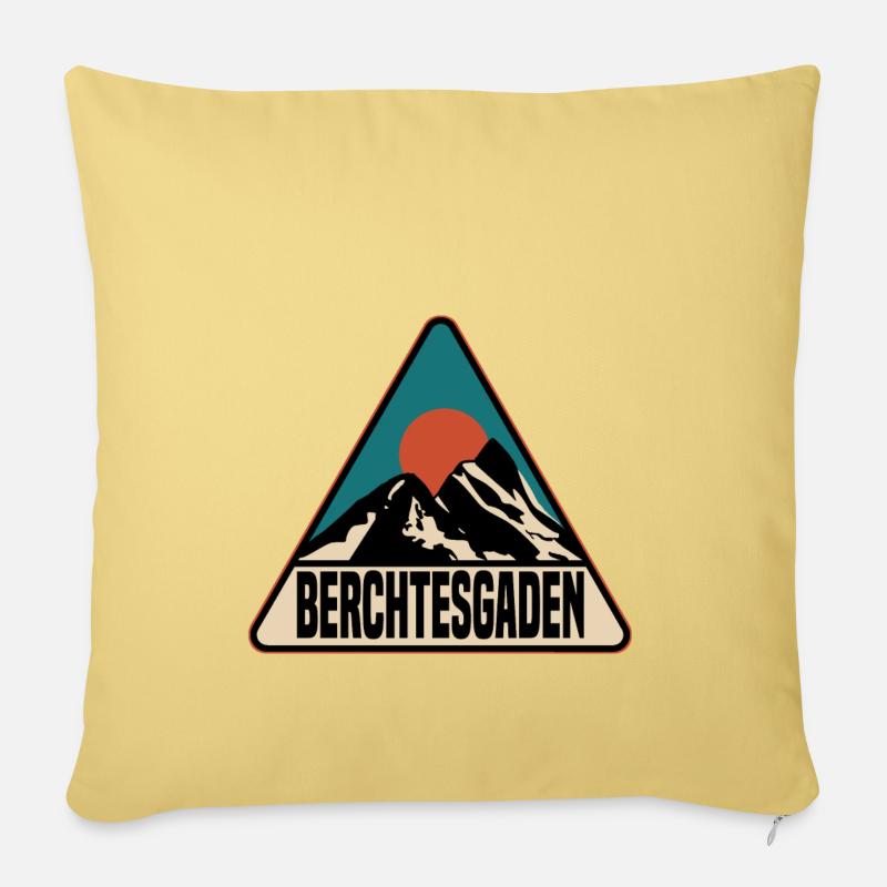 Berchtesgaden - Sofakissenbezug 45 x 45 cm - Hellgelb