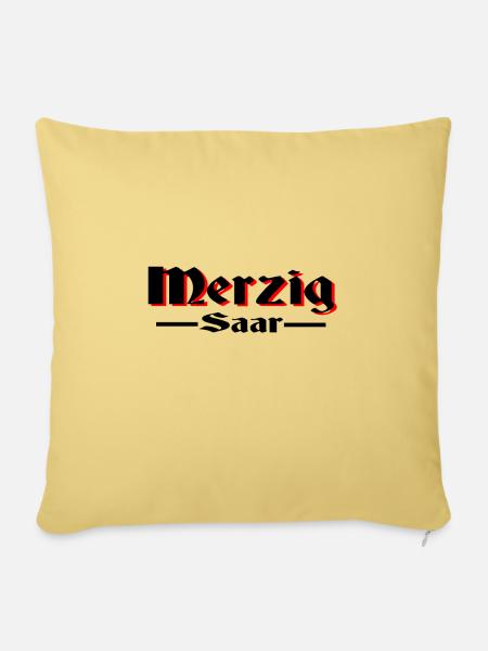 merzig saar - Sofakissenbezug 45 x 45 cm - Hellgelb