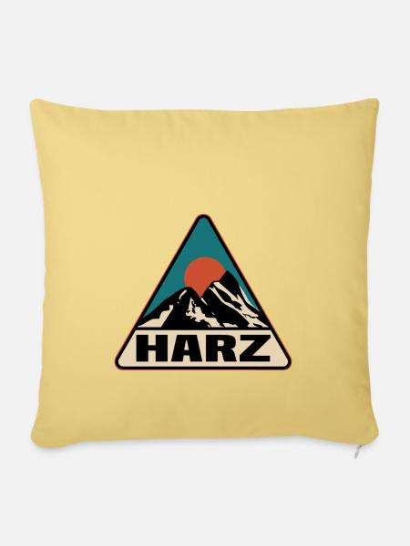 Harz - Sofakissenbezug 45 x 45 cm - Hellgelb