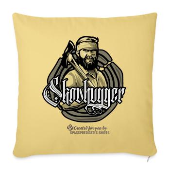 Skovhugger - Sofa pillowcase 17,3'' x 17,3'' (45 x 45 cm) - washed yellow - Front