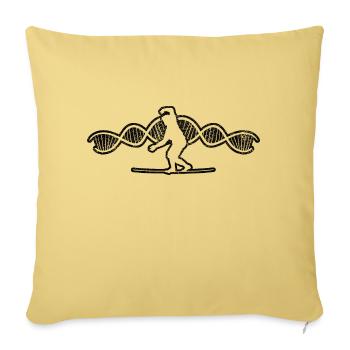 Slackline Tricklining Cadeau Slackliner - Housse de coussin décorative 45 x 45 cm - jaune délavé - Devant