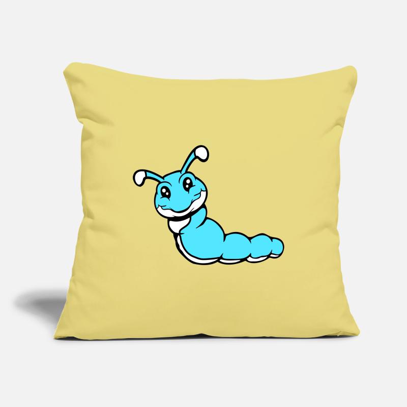 Chenille douce douce petits sourires amicale heureuse Housse de coussin décorative 45 x 45 cm