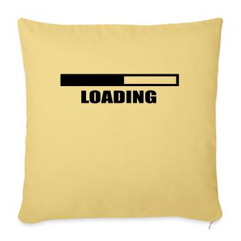 Loading - Sofakissenbezug 45 x 45 cm - Hellgelb - Vorne