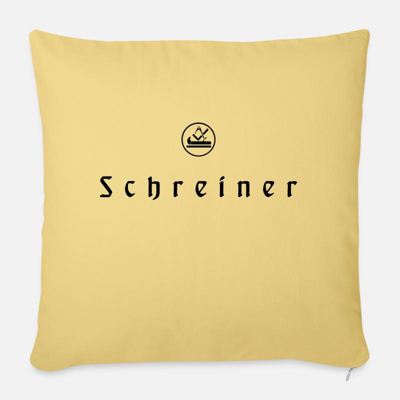 Schreiner - Sofakissenbezug 45 x 45 cm - Hellgelb