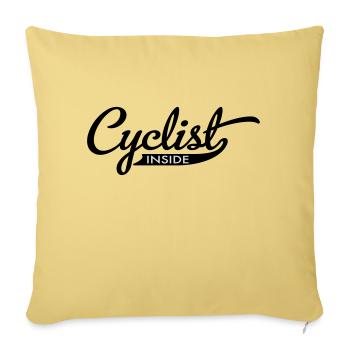 Radsport - Sofakissenbezug 45 x 45 cm - Hellgelb - Vorne