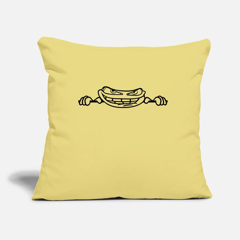 masquer texte texte écrire mur mur meme g Housse de coussin décorative 45 x 45 cm