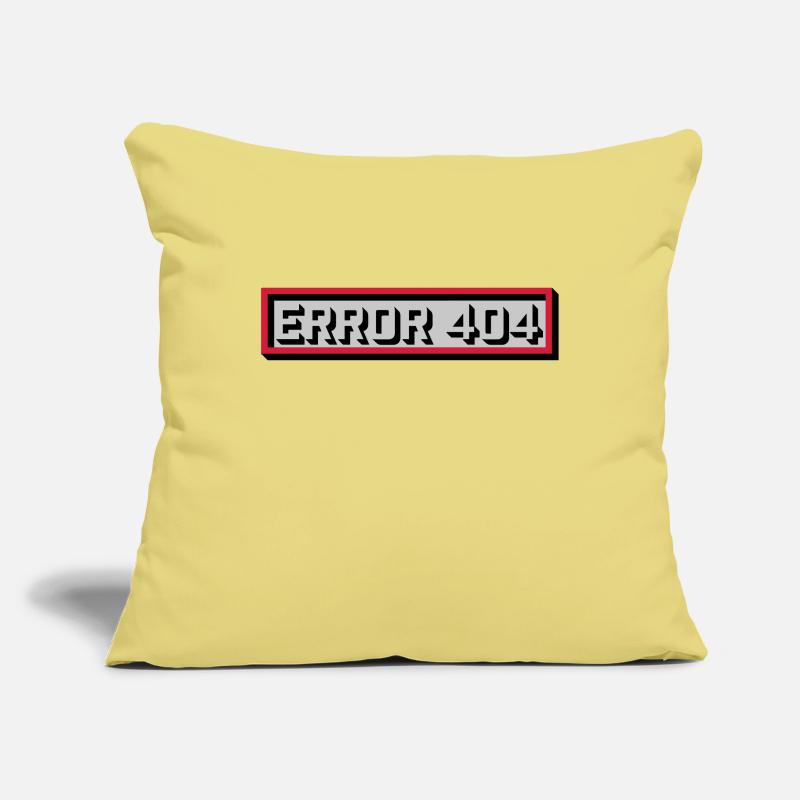 Error 404 Message Computer Sofa pillowcase 17,3'' x 17,3'' (45 x 45 cm)