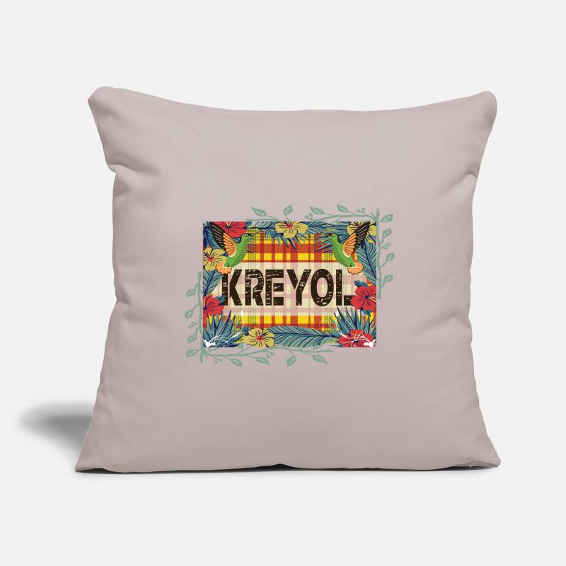 Schöne Geschenkidee KREYOL ODER KREOLISCHE Madras Sofakissenbezug 45 x 45 cm