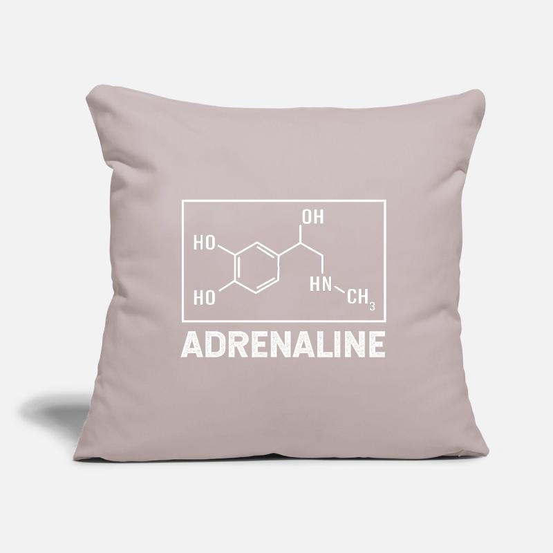 Chemistry Science Physics Laboratory Structural Formula Sofa pillowcase 17,3'' x 17,3'' (45 x 45 cm)