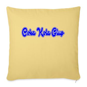 Coka Glup2 Schwanz - Sofakissenbezug 45 x 45 cm - Hellgelb - Vorne