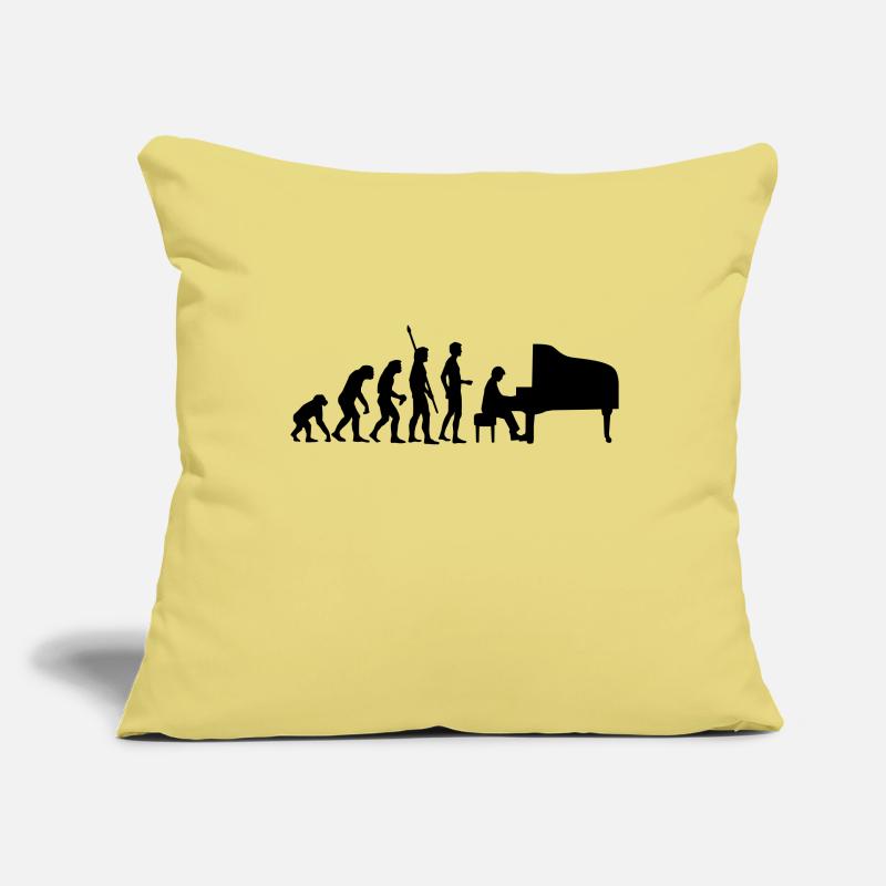 evolution_pianist Sofa pillowcase 17,3'' x 17,3'' (45 x 45 cm)